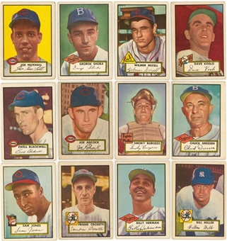 1952 Topps "High Numbers" Collection (82 Different)